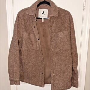 New With Tags Essentials Women's Oversized Teddy Sherpa Jacket